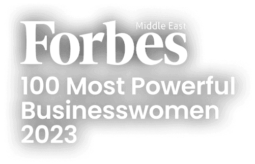 Forbes Middle East 100 Most Powerful Businesswomen 2023 logo