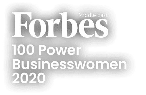 Forbes Middle East 100 Power Businesswomen 2020 logo