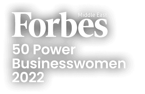 Forbes Middle East 50 Power Businesswomen 2022 logo